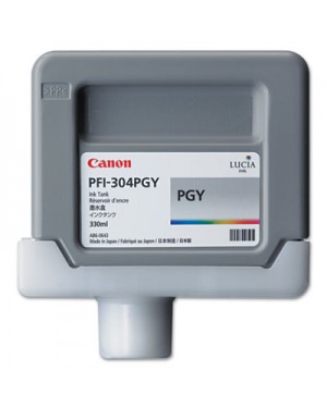 3859B001 - Canon - Cartucho de tinta PFI-304PGY pigmento cinzento imagePROGRAF iPF8300