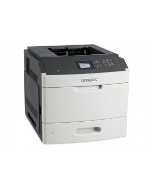 40G0124 - Lexmark - Impressora laser MS810n monocromatica 52 ppm A4 com rede