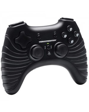 4160522 - Outros - Controle Gamepad 2 em 1 Wireless Emborrachado Preto PC/PS3 Thrustmaster