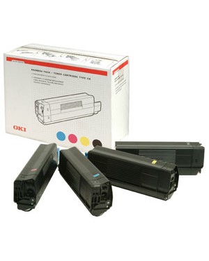 42403002 - OKI - Toner preto ciano magenta amarelo
