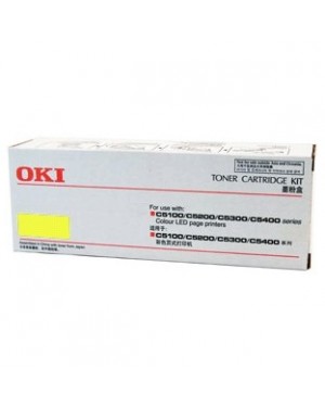 43324425 - OKI - Toner amarelo C5800/C5900