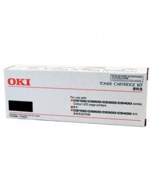 43324428 - OKI - Toner preto C5800/C5900