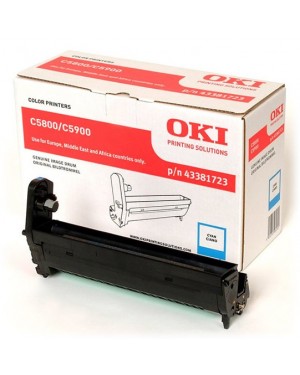 43381723 - OKI - Cilindro ciano C5800 C5900 C5550MFP