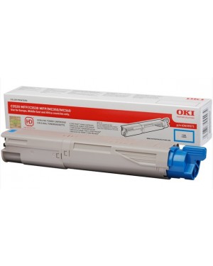43459371 - OKI - Toner ciano C3520MFP C3530MFP MC350 MC360