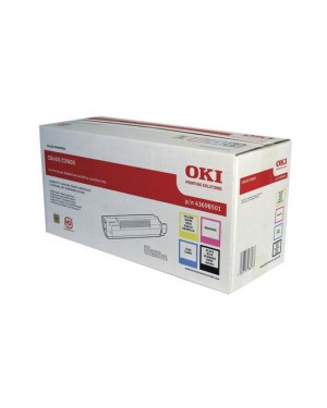 43698501 - OKI - Toner preto ciano magenta amarelo C8600/C8800