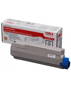 43865724 - OKI - Toner preto C5850/5950/MC560