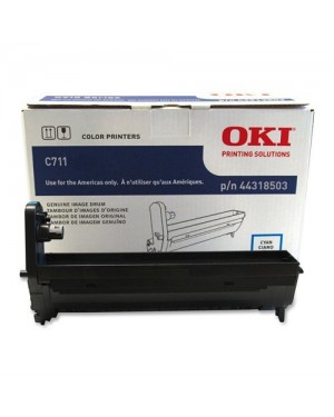 44318503 - OKI - Cilindro ciano C711dn Digital Color Printer C711dtn C711n