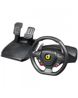 4460094 - Outros - Volante Ferrari 458 Edição Itália Kit Volante + Pedais PC/Xbox 360 Thrustmaster