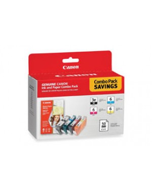 4479A292 - Canon - Cartucho de tinta BCI-3e6 preto ciano magenta amarelo i560 i860 PIXMA iP3000 iP4000 iP4000R iP5000 MP750 MP760 MP7