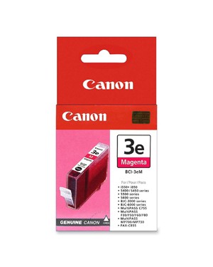 4481A243 - Canon - Cartucho de tinta BCI-3eM magenta i450; i550; i850; MultiPASS C755; F30; F50; F60; F80; MP700;