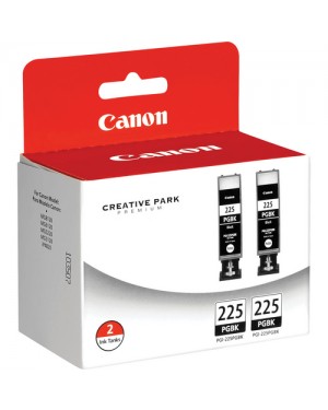 4530B007 - Canon - Cartucho de tinta PGI-225 preto PIXMA iP4820 iP4920 iX6520 MG5120 MG5220 MG5320 MG6120 MG622