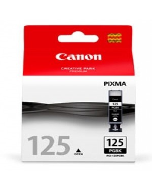 4533B001 - Canon - Cartucho de tinta PGI-125 preto Pixma ip4810/mg5210/mg6110