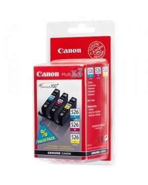 4541B009 - Canon - Cartucho de tinta CLI-526 ciano magenta amarelo PIXMA iX6550