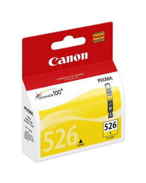 4543B007 - Canon - Cartucho de tinta CLI-526 amarelo PIXMA iP4850 iP4950 MG5150 MG5250 MG5350 MG6150 MG6250 MG815
