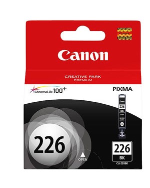 4546B001 - Canon - Cartucho de tinta CLI-226BK preto PIXMA MG8120B MG6120 Refurbished MG5220 RFB iP4820 MG5120 MX
