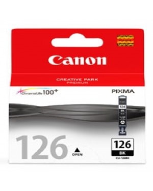 4561B001 - Canon - Cartucho de tinta CLI-126 preto Pixma ip4810/mg5210/mg6110