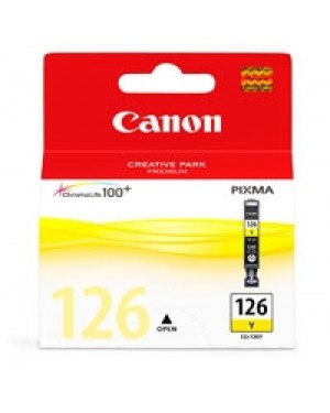 4564B001 - Canon - Cartucho de tinta CLI-126 amarelo Pixma ip4810/mg5210/mg6110
