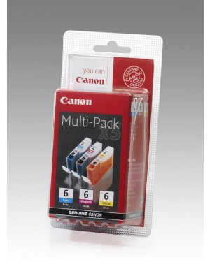 4706A029 - Canon - Cartucho de tinta BCI-6 ciano magenta amarelo BJC8200 i900D i9100 i950 i960 i9900 PIXMA iP8500 S800 S820 S
