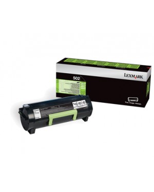 50F2000 - Lexmark - Toner 502 preto MS610de MS610dn MS510dn MS410dn MS310dn MS410d MS310d MS610d