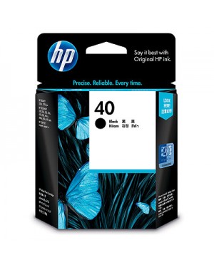 51640AA - HP - Cartucho de tinta 40 preto