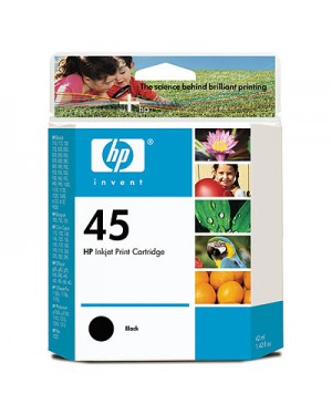 51645AC - HP - Cartucho de tinta 45 preto