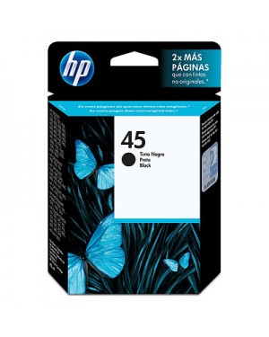 51645AL - HP - Cartucho de tinta 45 preto Deskjet 930c