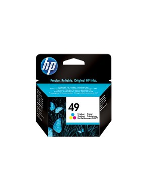 51649AE - HP - Cartucho de tinta ciano magenta amarelo Deskjet 300 series 600 Deskwriter Digital Copier Officejet 5