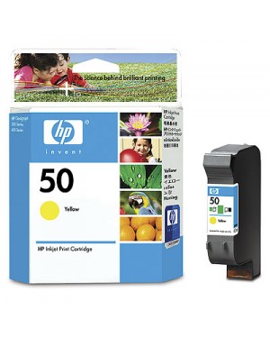 51650YA - HP - Cartucho de tinta 50 amarelo