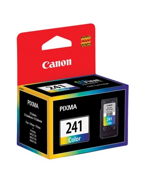 5209B001 - Canon - Cartucho de tinta CL-241 ciano magenta amarelo PIXMA MG2120 MG3120 MG4120 MX372 MX432 MX512