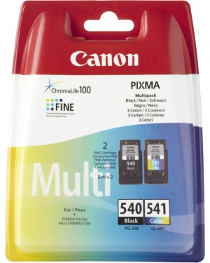 5225B007 - Canon - Cartucho de tinta PG-540 preto ciano magenta amarelo PIXMA MG3150 MX515