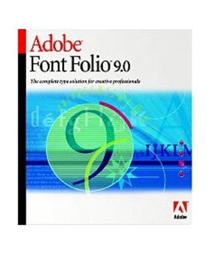 54010531AF01A00 - Adobe - Software/Licença Font Folio 9