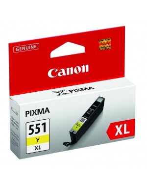 6446B001 - Canon - Cartucho de tinta CLI-551XL amarelo PIXMA MG6350