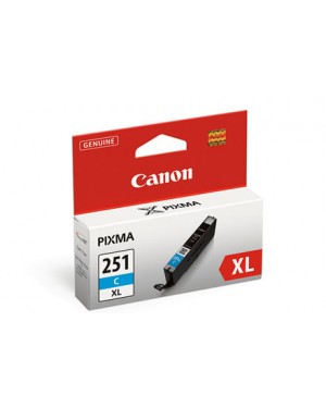 6449B001 - Canon - Cartucho de tinta CLI-251C ciano PIXMA iP7220 MG5420 MG6320 MX722 MX922