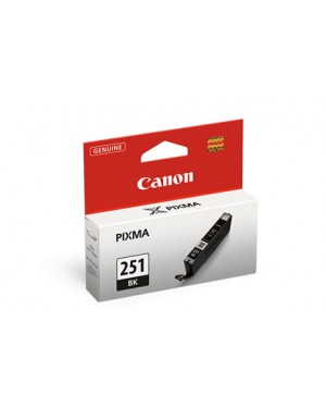 6513B001 - Canon - Cartucho de tinta CLI-251BK preto PIXMA iP7220 MG5420 MG6320 MX722 MX922