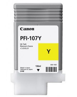6708B001 - Canon - Cartucho de tinta PFI-107Y amarelo imagePROGRAF 680/685/780/785