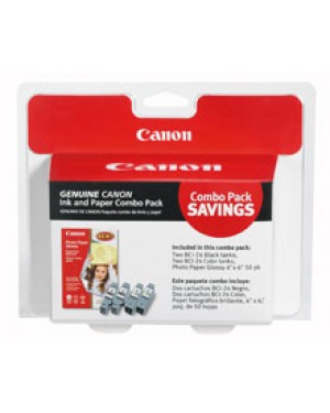 6881A059 - Canon - Cartucho de tinta BCI-24BK/CL preto