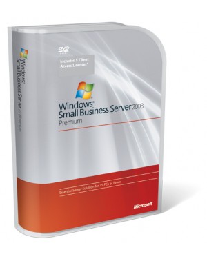 6VA-02839 - Microsoft - Software/Licença Windows Small Business Server Premium, Lic/SA Pack OLP NL User CAL, Single