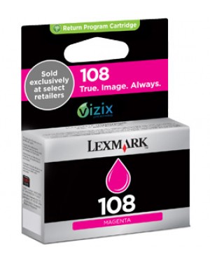 741912 - Lexmark - Cartucho de tinta 108 magenta S308 S408 S508 Pro208