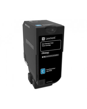 74C0S20 - Lexmark - Toner CS720 ciano