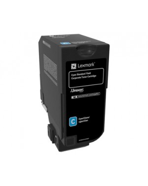 74C2SCE - Lexmark - Toner ciano CS720 CS725 CX725
