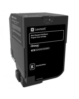 74C2SK0 - Lexmark - Toner preto CX725de CX725dhe CX725dthe CS725de CS720de CS720dte CS725dte