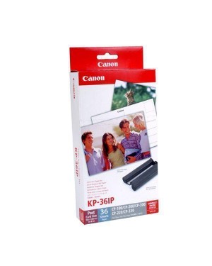 7737A001AB/D/F/G/H - Canon - Cartucho de tinta KP-36IP cinzento SD1100 Camera/Printer Bundle CP100 CP200 CP220 CP300 C