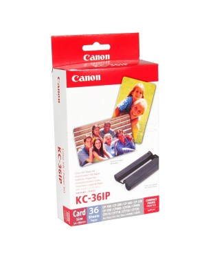 7739A001 - Canon - Cartucho de tinta KC-36IP SELPHY: CP750 CP720 CP740 CP510 CP400 CP710 CP500 CP600 CP73