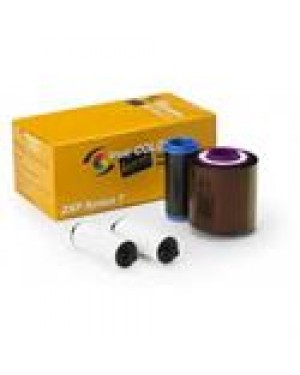 800017-248BR - - Ribbon Colorido iSeries 6 Painéis YMCKOK com rolete de limpeza 165 Imagens Para BR120i
