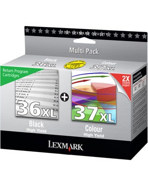 80D2978BR - Lexmark - Cartucho de tinta #36XL preto ciano magenta amarelo X3650 X4650 X5650 X5650es X6650 X6675 Professional Z