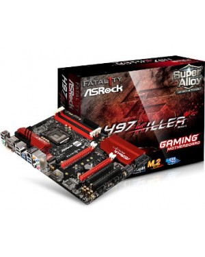 90-MXGTX0-A0BAYZ - Outros - Placa Mãe i3/i5/i7 1150 DDR3 Aud/Vid/Lan ATX AsRock