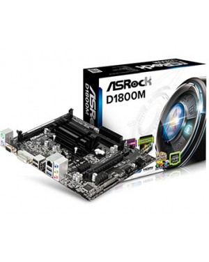 90-MXGUK0-A0BAYZ - Outros - Placa Mãe Cel J1800 DDR3 Aud/Vid/Lan uATX DualCore AsRock