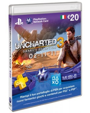 9177494 - Sony - PSN Card: Uncharted 3, 20 Eu, IT