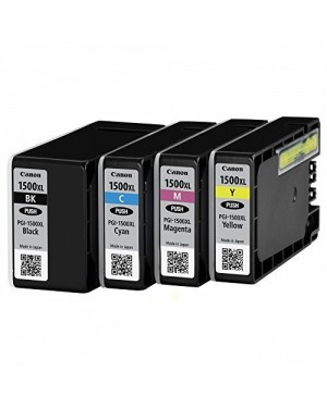 9182B006 - Canon - Cartucho de tinta PGI-1500XL preto ciano magenta amarelo Maxify MB2350 MB2050