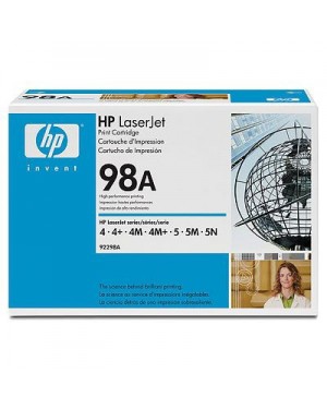 92298A - HP - Toner 98A preto LaserJet 4 4+ 4M 4M+ 5 5M 5N